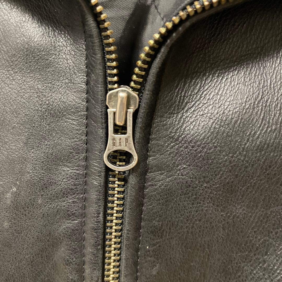 GAP Leather Jacket Men’s L Black