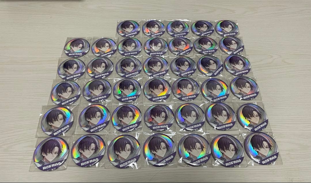 ろふまお 2周年 缶バッジ 剣持刀也 40個