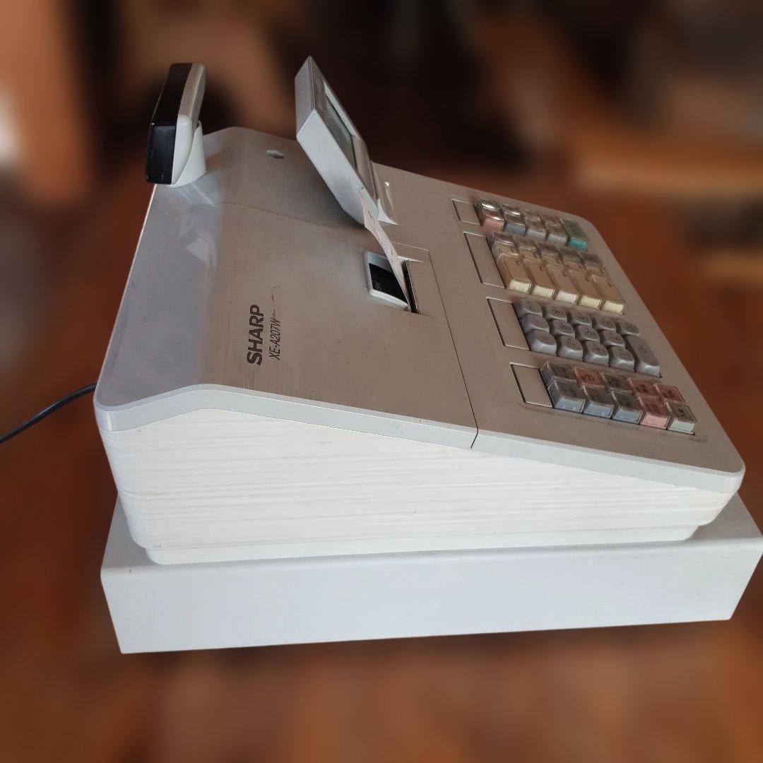 SHARP XE-A207 W 電子レジスタ 取扱説明書、PC連携用説明書付