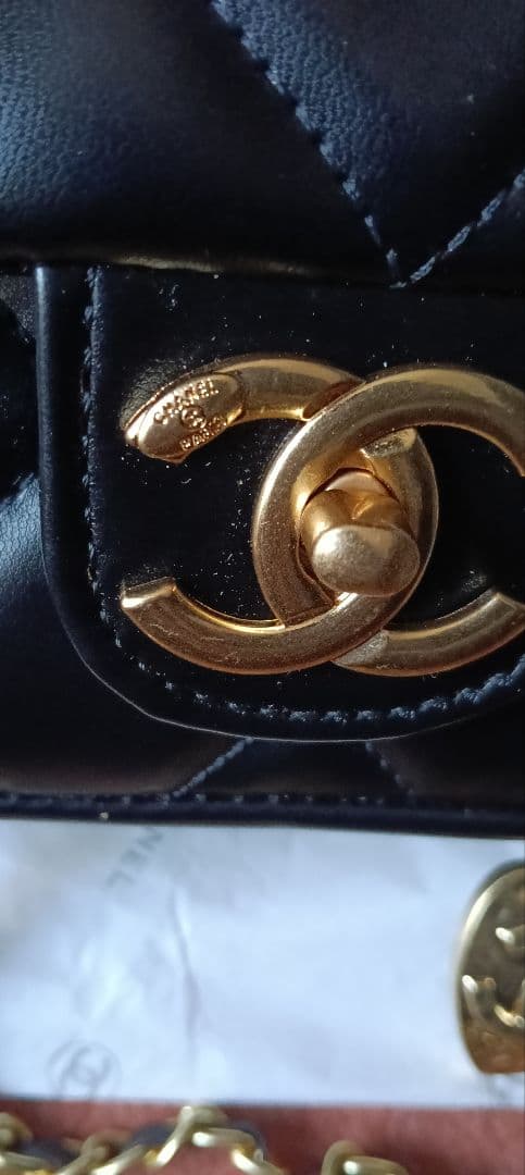 年末最終値下げ　CHANEL ブラックレザー バッグ