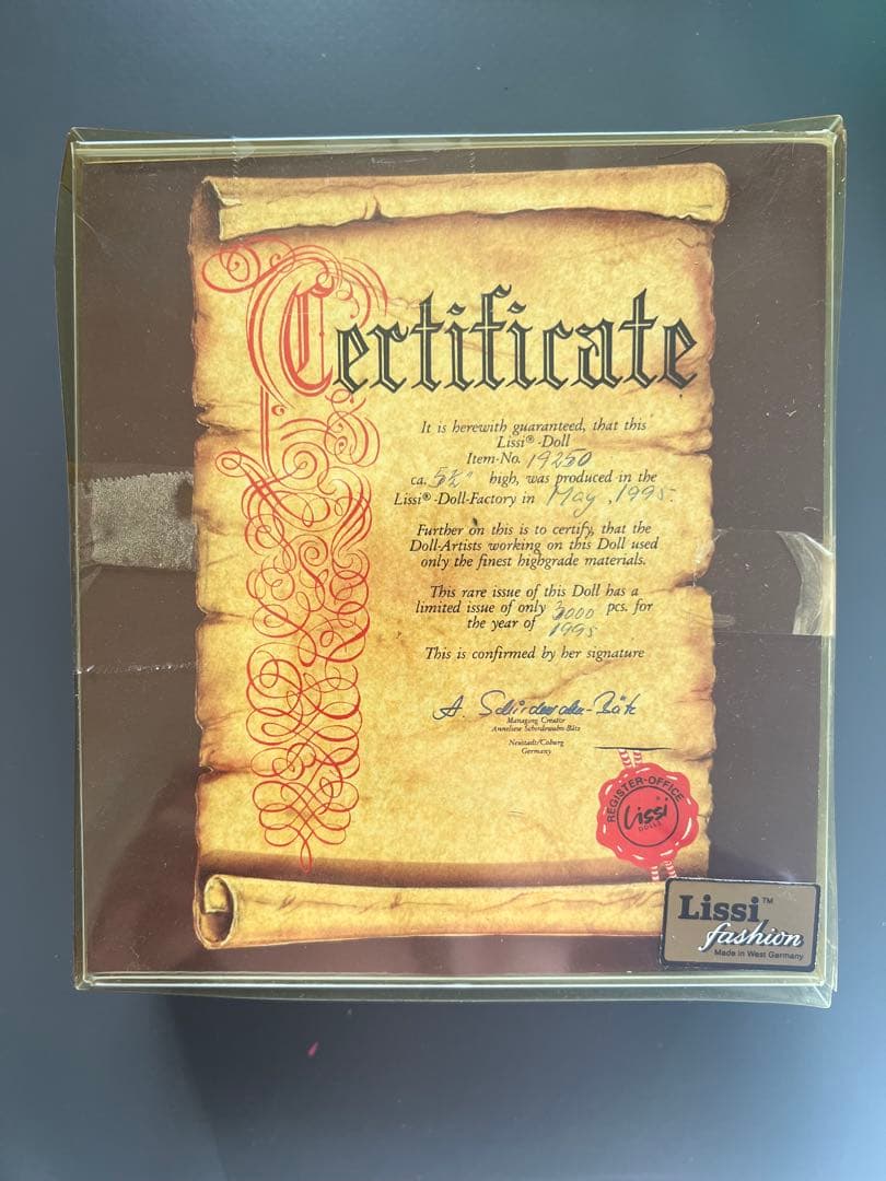 【ビンテージ 】リジーちゃん リプロ 限定記念モデル 未開封 14cm