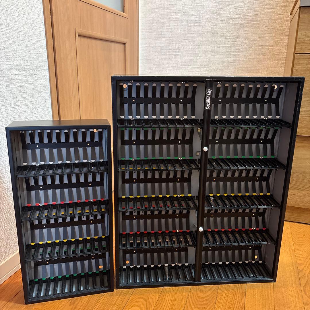 cassette city カセットテープ収納ラック2つセット