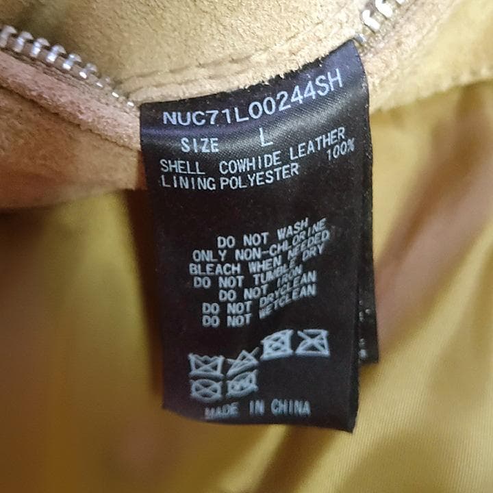 【限定値下げ】NANO UNIVERSE ベージュ シングルライダースジャケット