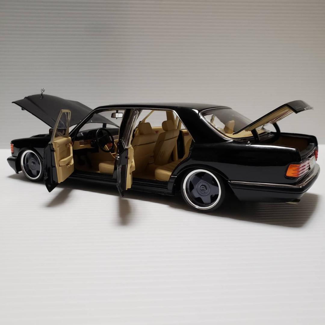 1/18　メルセデスベンツ　Sクラス560SEL W126 カスタム