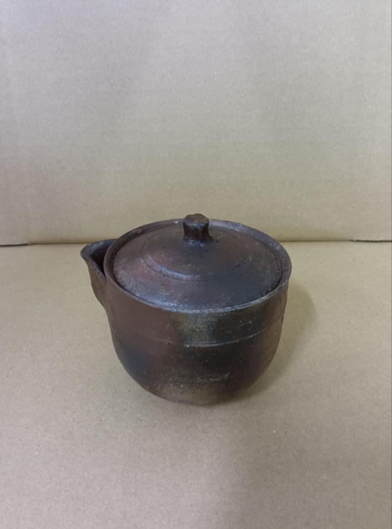 備前焼　人間国宝　藤原啓　作　宝瓶　茶器