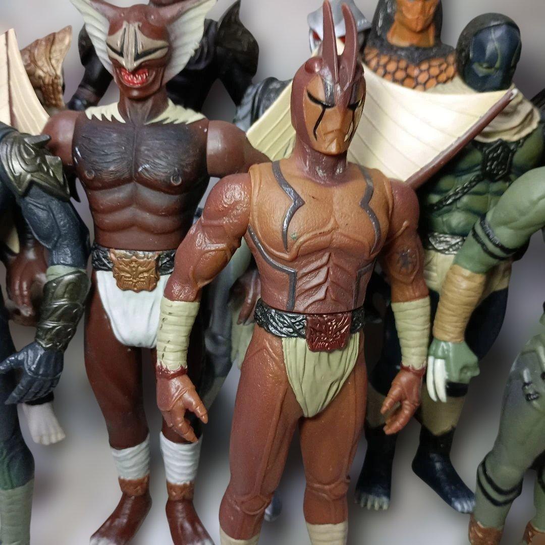 【仮面ライダー怪人・ソフビ】グロンギ12体セット〈「仮面ライダークウガ」〉