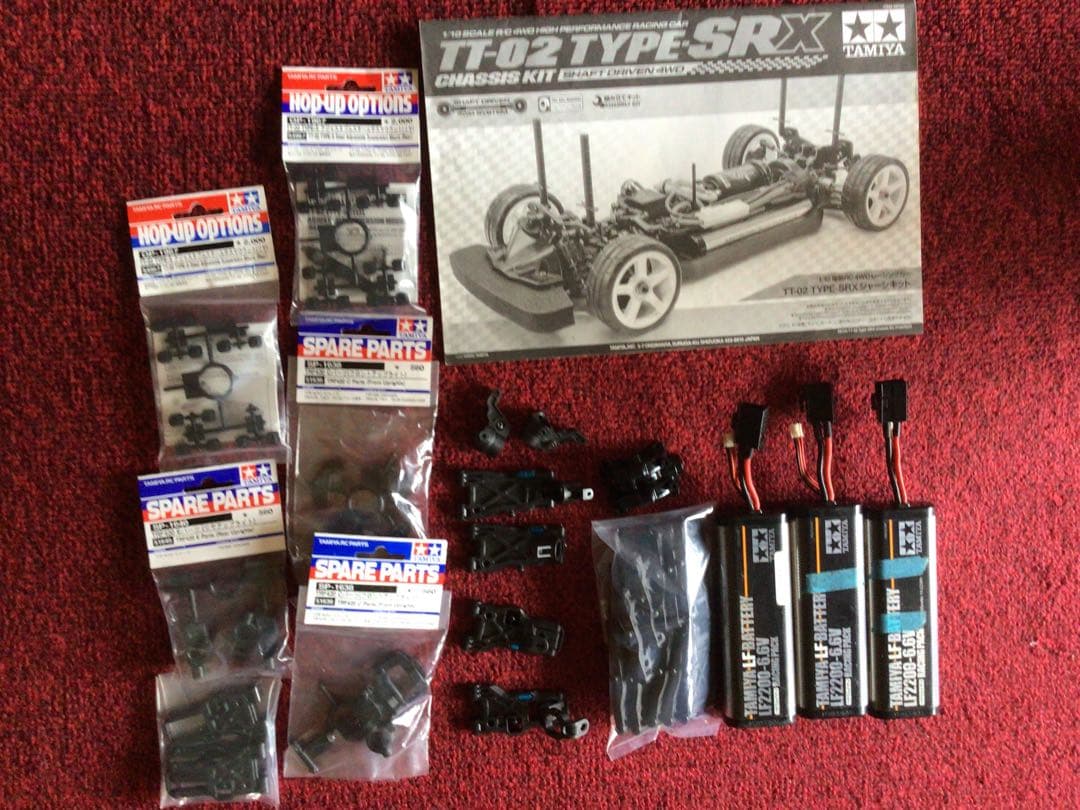 タミヤTT-02 TYPE SRX ボディメカパーツ付セット