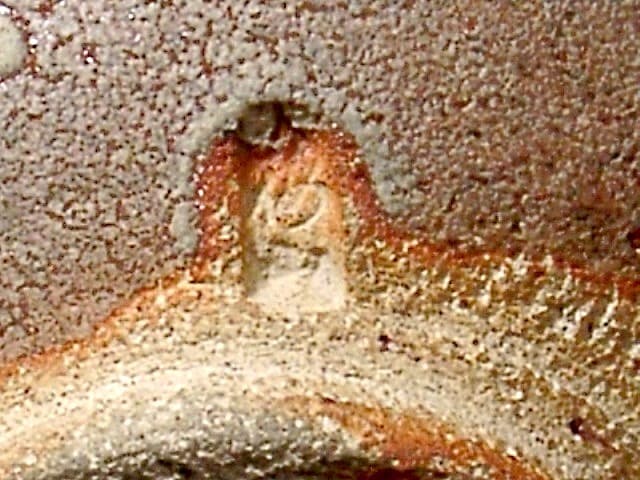 九谷焼　梅山窯　中村梅山作　茶碗　無傷　保証　共布・共箱。