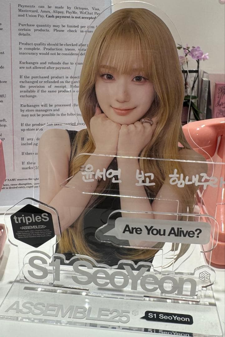 tripleS BIG Acrylic Stand アクスタ　シンユー