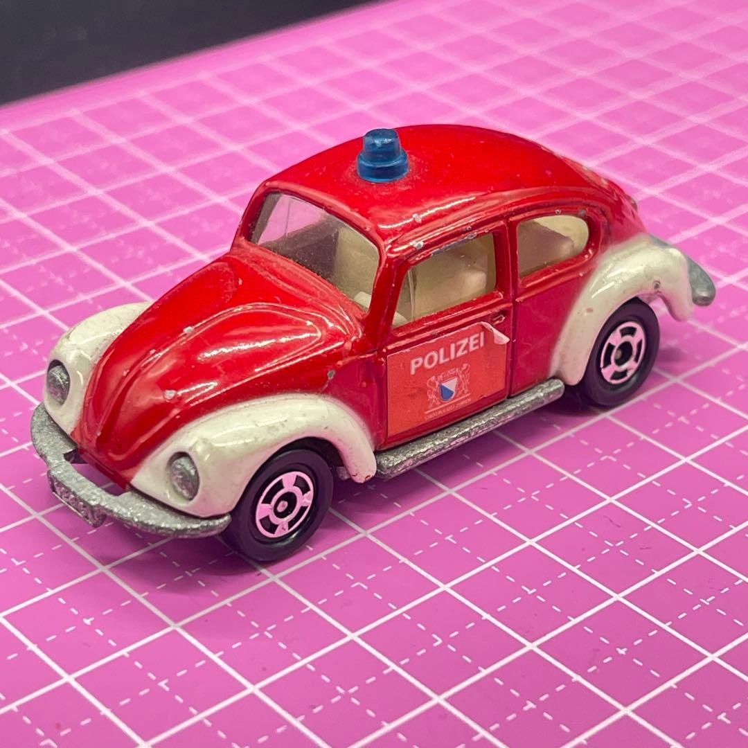 トミカ　1977年　フォルクスワーゲン　ビートル　パトカー　ドイツ　昭和レトロ