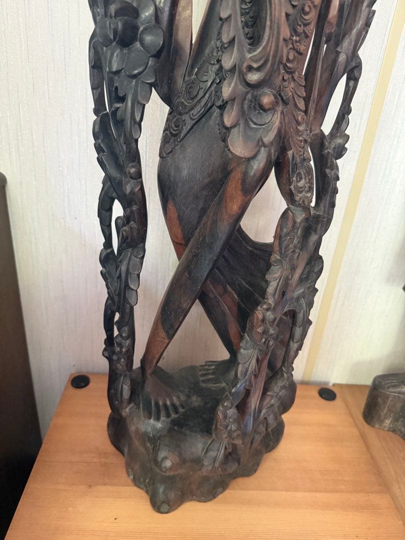 アジア雑貨　インド　置物　神様　レトロ雑貨　木彫り　仏　セット売　ヴィンテージ