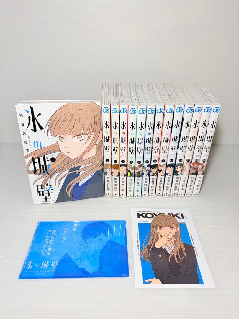 特典付きほぼ新品✨ 氷の城壁 全巻 1〜14 クリアファイル イラストカード