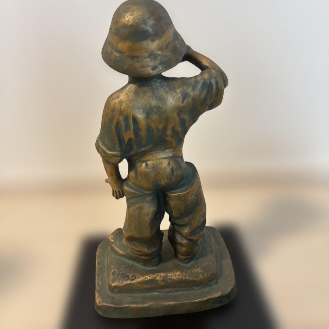 北村西望　将軍の孫　ブロンズ像