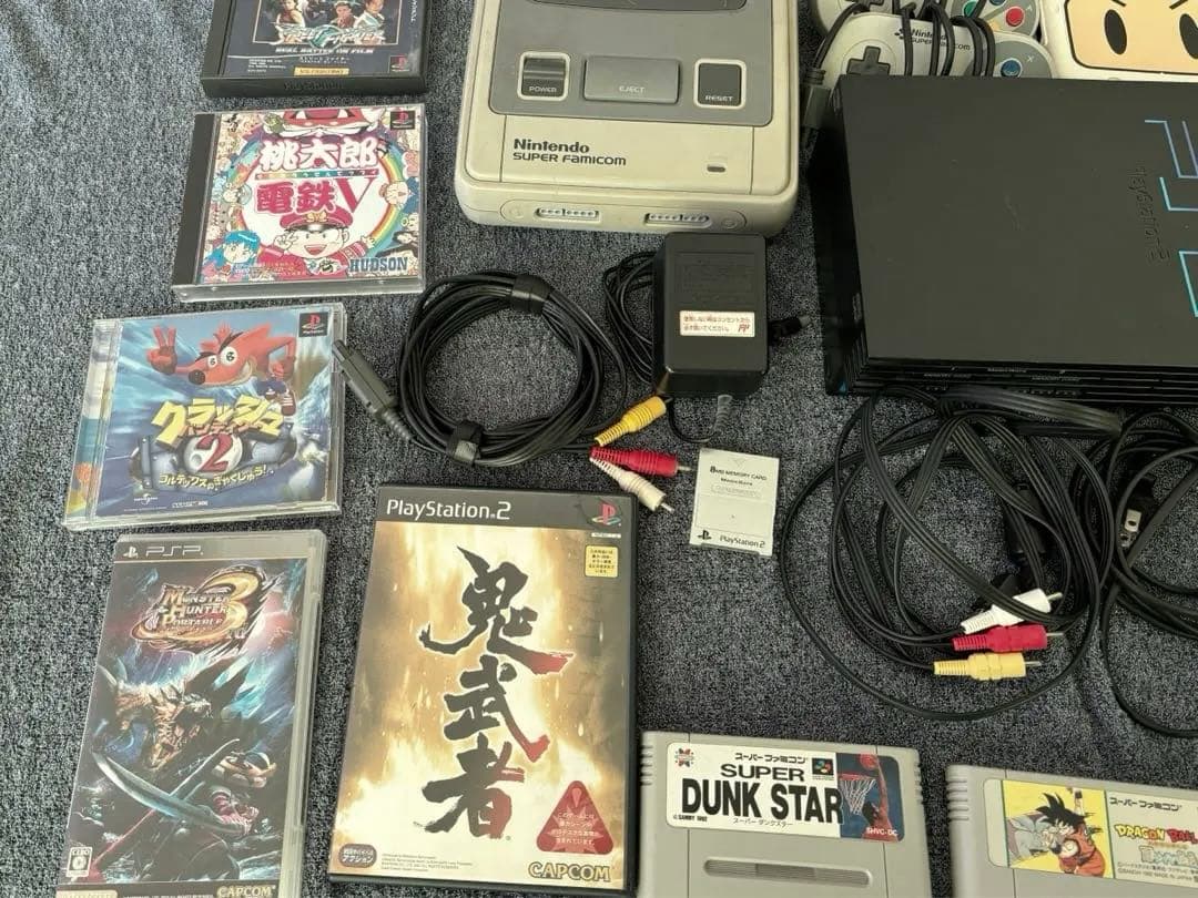 ps2.スーパーファミコン.psp.ソフト多数.純正付属品 動作確認済み