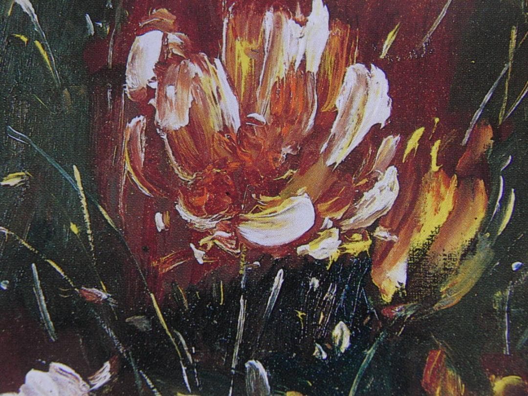 ジャン＝クロード・シェネ、【黄色いバラ】、希少な額装用画集より