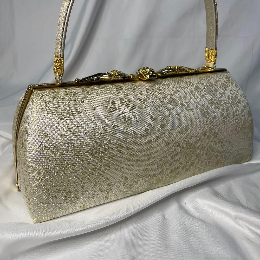 新品　入学式　訪問着　留袖など　草履　バッグ　セット　L ゴールド　フォーマル