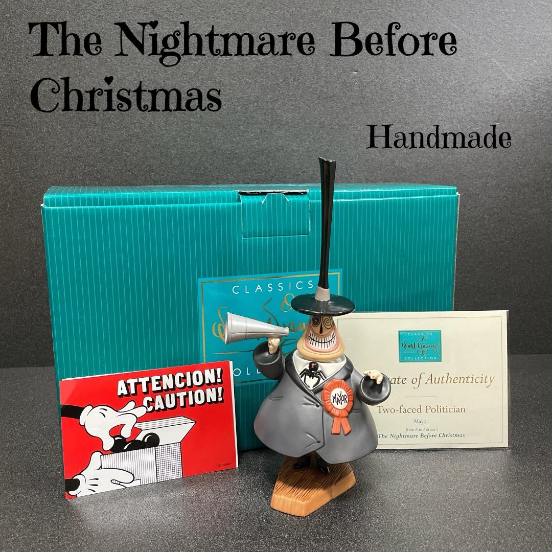 希少 廃盤品 HANDMADE ナイトメアビフォアクリスマス メイヤー村長