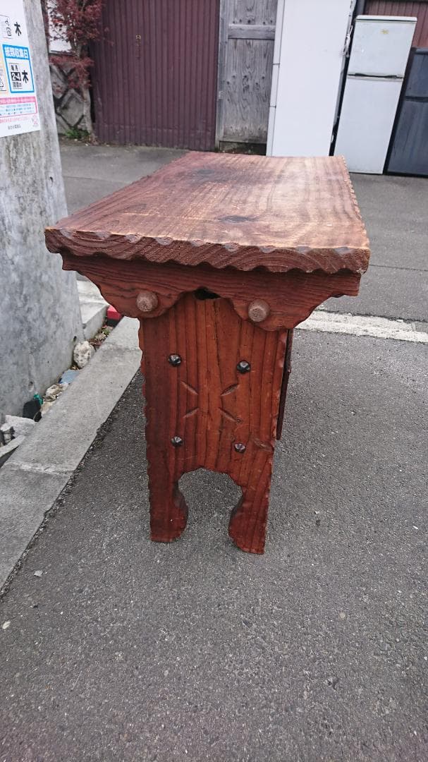 スペイン製　サイドテーブル　コンソール　花台　アンティーク　ヴィンテージ