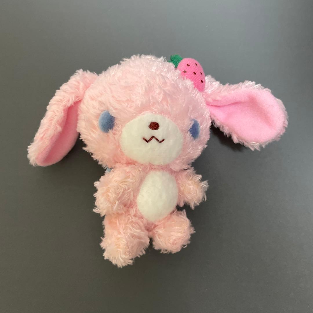 シュガーバニーズ　ストロベリーうさ　ぬいぐるみマスコット