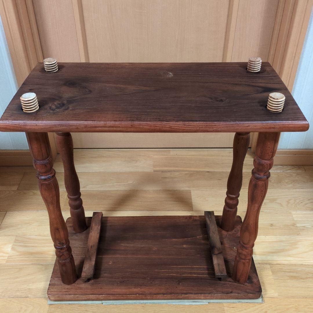 木製サイドテーブル　カフェテーブル