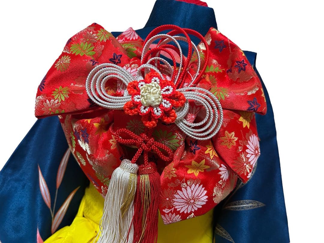 お買い得品♡七五三　7歳　女の子　フルセット　藍色