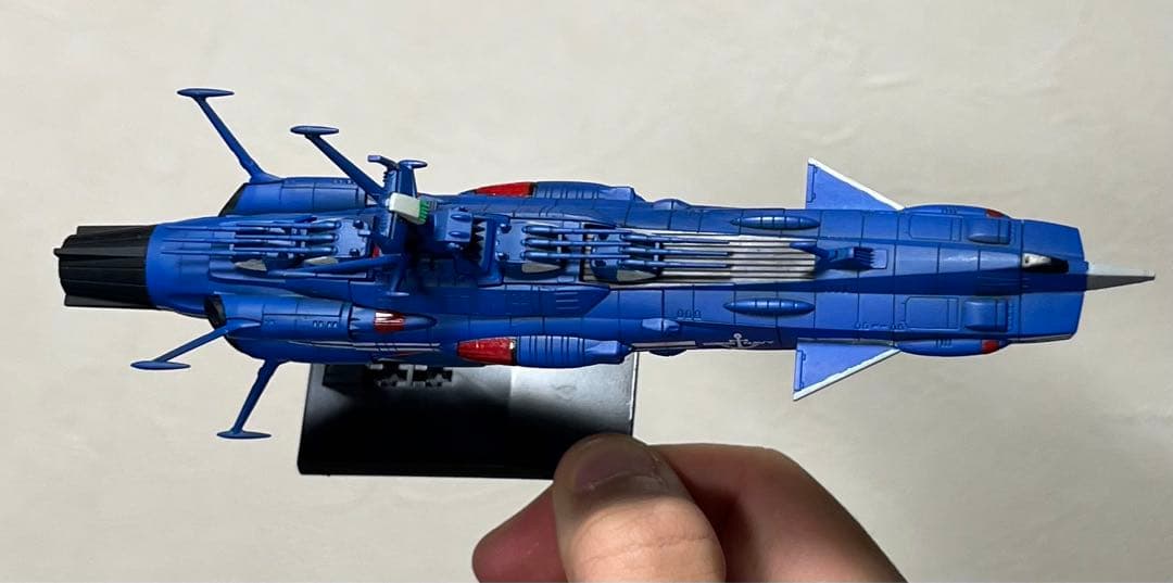 宇宙戦艦ヤマトプラモデル　メカコレ完成品　アンドロメダ級宇宙戦艦アルデバラン②