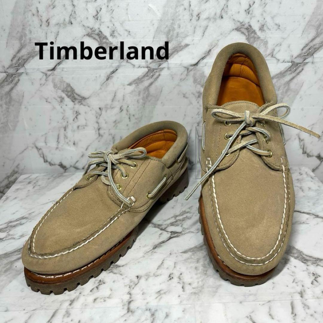 【美品】ティンバーランド　デェッキシューズ・モカシン・オーセンティック 3EYE