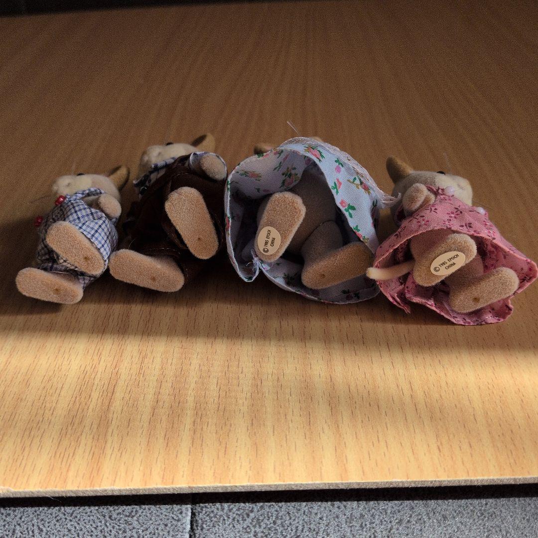 シルバニア　海外　どんぐりネズミ　ファミリー　お人形