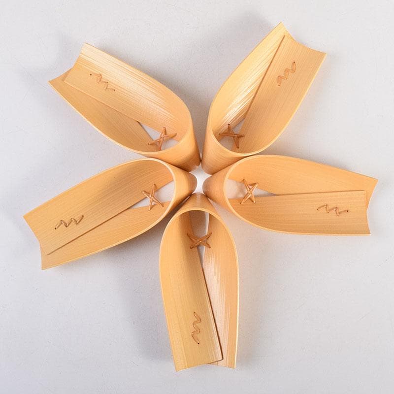 茶道具　此君亭工房　白竹　ささ舟　お絞り受け　五点　共箱　V　R8829