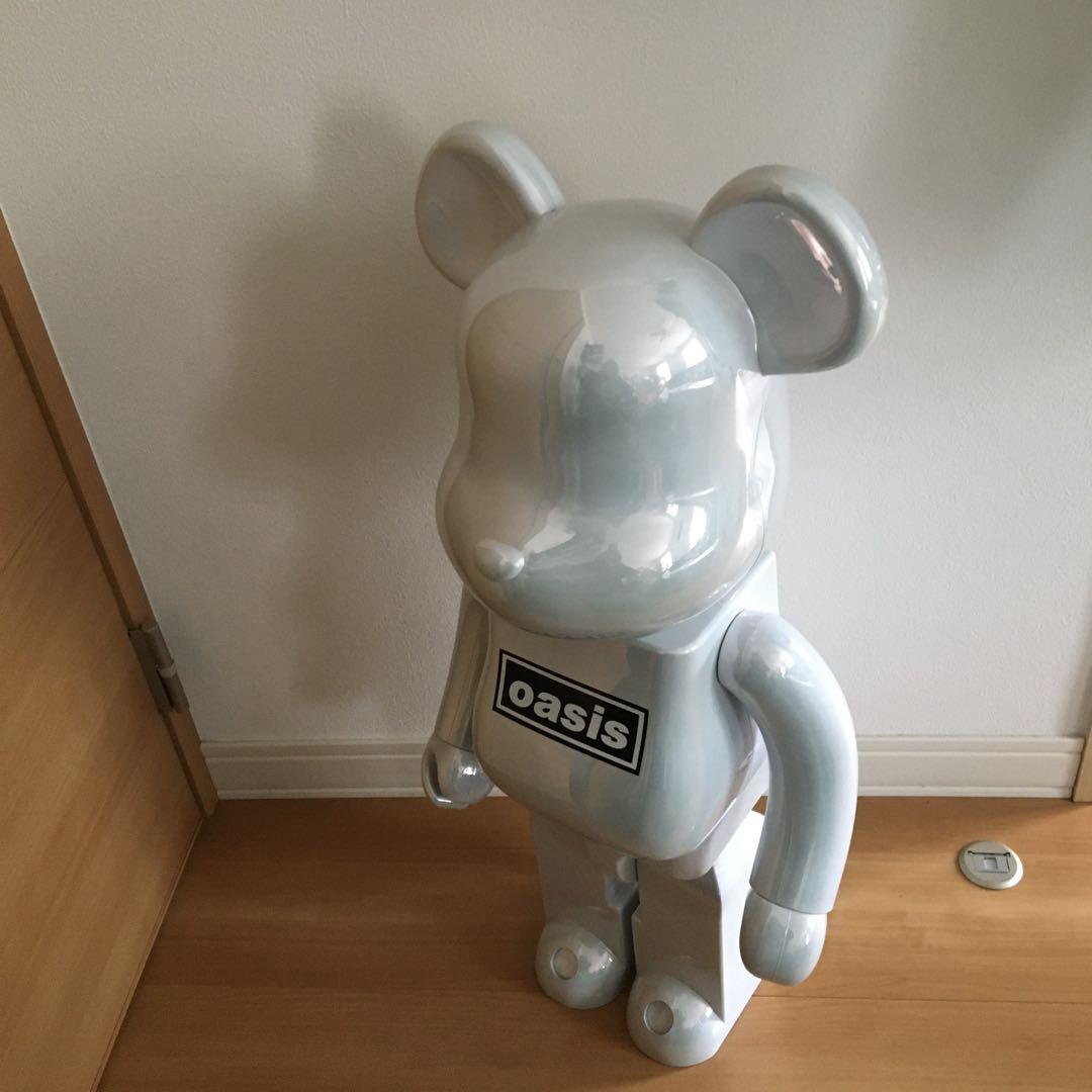 ベアブリック 1000% oasis ホワイトバージョン　美品