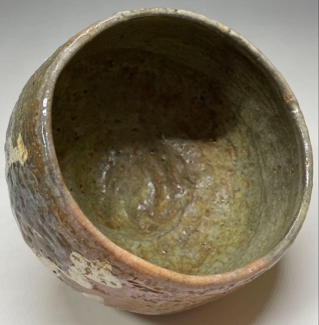 赤楽茶碗　在銘　作家作品　共箱　e1147a