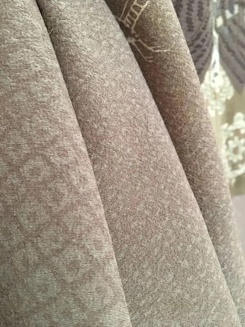 能楽図絵 能舞 羽衣他 男物長襦袢 正絹 美しき日本の古布 古裂骨董アンティーク