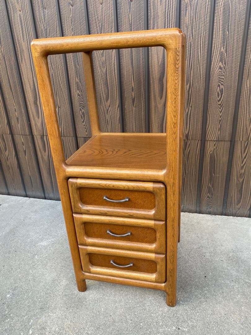 曙工芸　アケボノ　電話台　チェスト　収納引き出し　キャビネット　ヴィンテージ