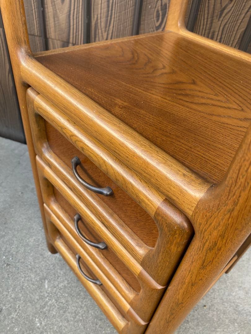 曙工芸　アケボノ　電話台　チェスト　収納引き出し　キャビネット　ヴィンテージ