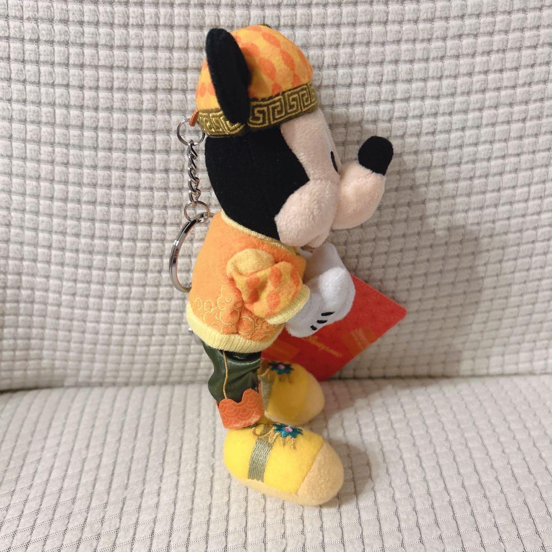 【新品】香港ディズニー 春節 ミッキー ミニー ぬいぐるみ バッグチャーム
