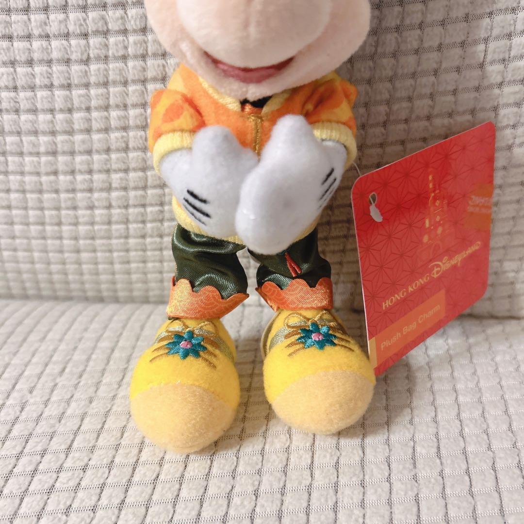 【新品】香港ディズニー 春節 ミッキー ミニー ぬいぐるみ バッグチャーム