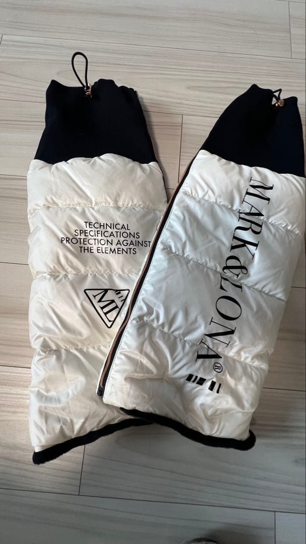 MARK&LONA ダウン ゴルフレッグウォーマー