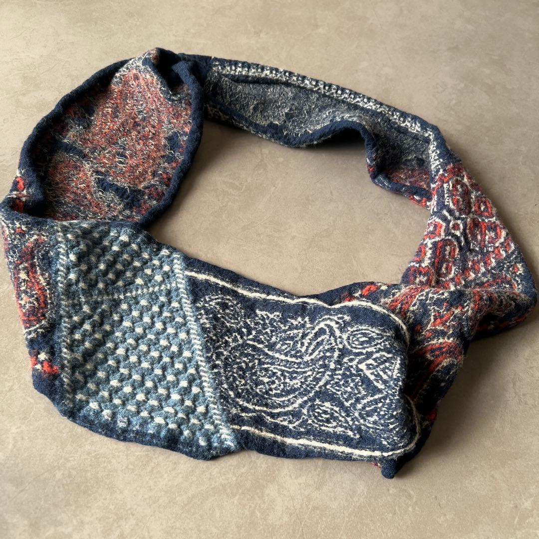 KAPITAL 縮絨ウール ネックウォーマー　スヌード