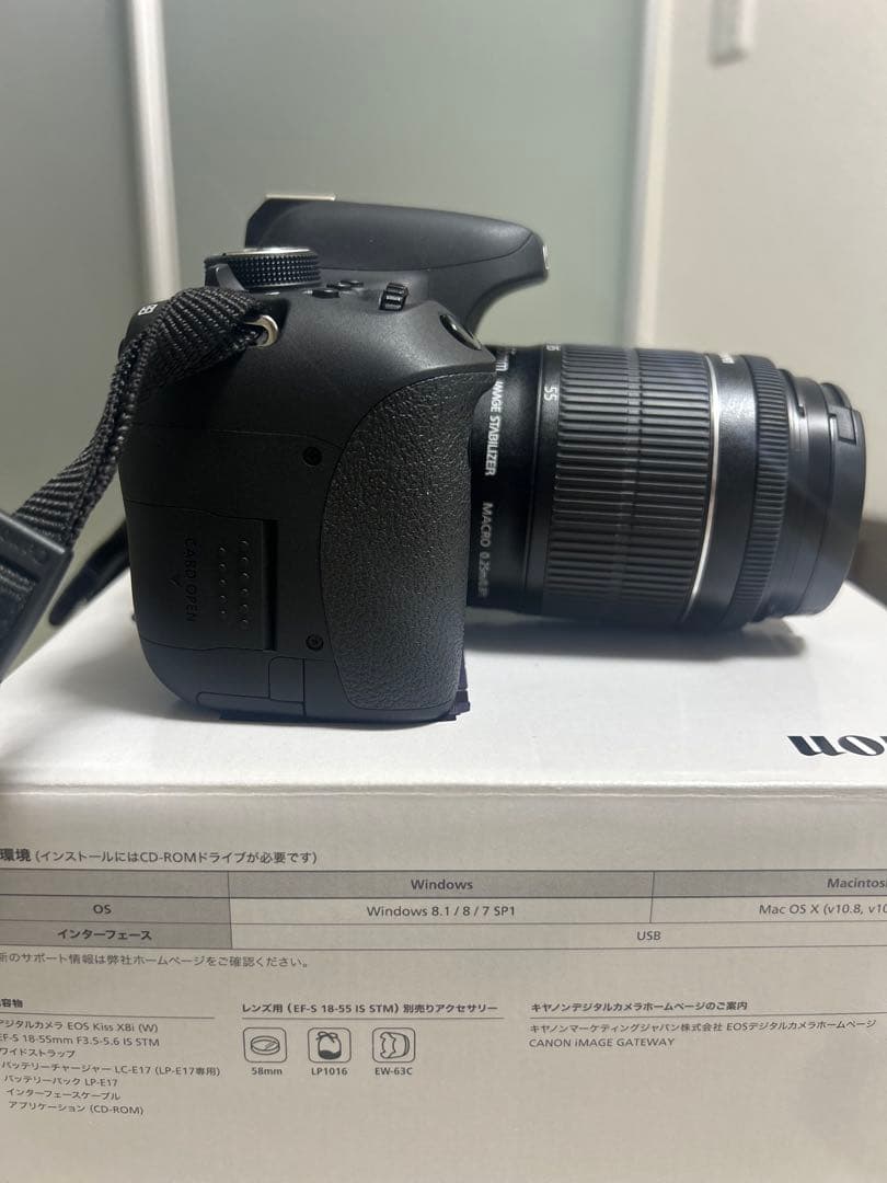 美品 【Canon EOS Kiss X8i ダブルレンズ】 Wi-Fi搭載