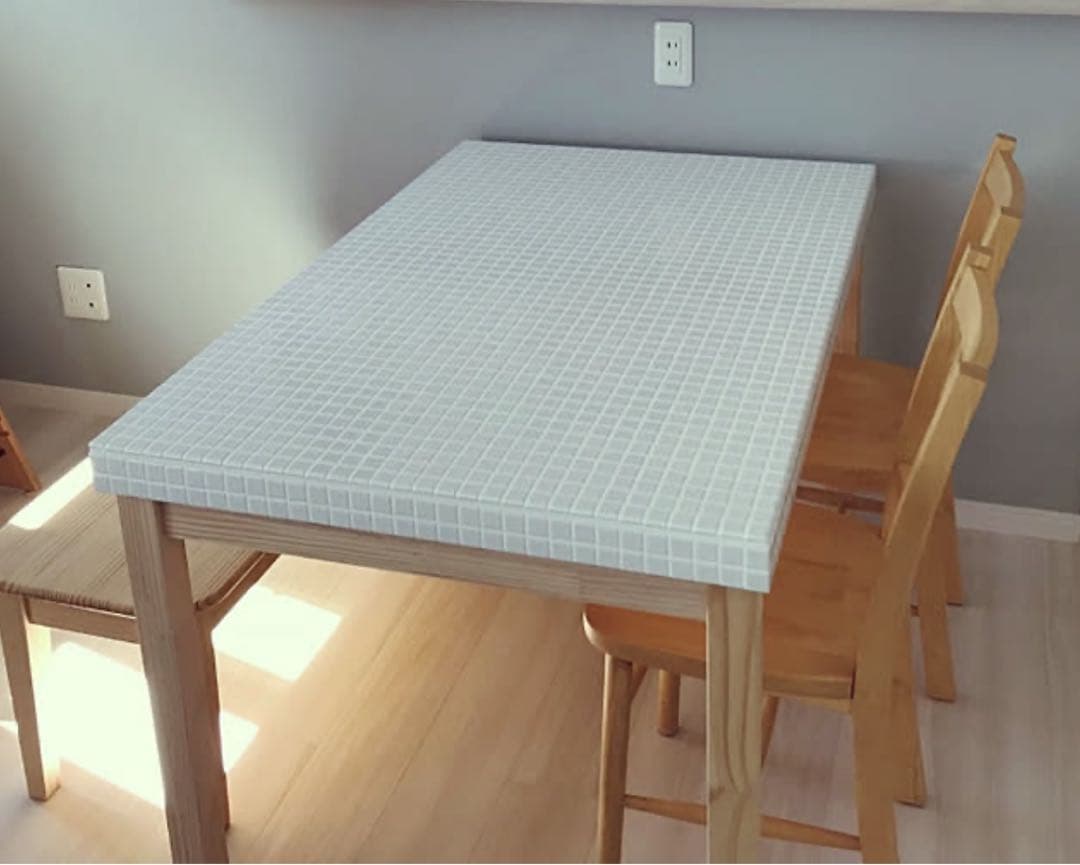 モモナチュラル　タイルダイニングテーブル