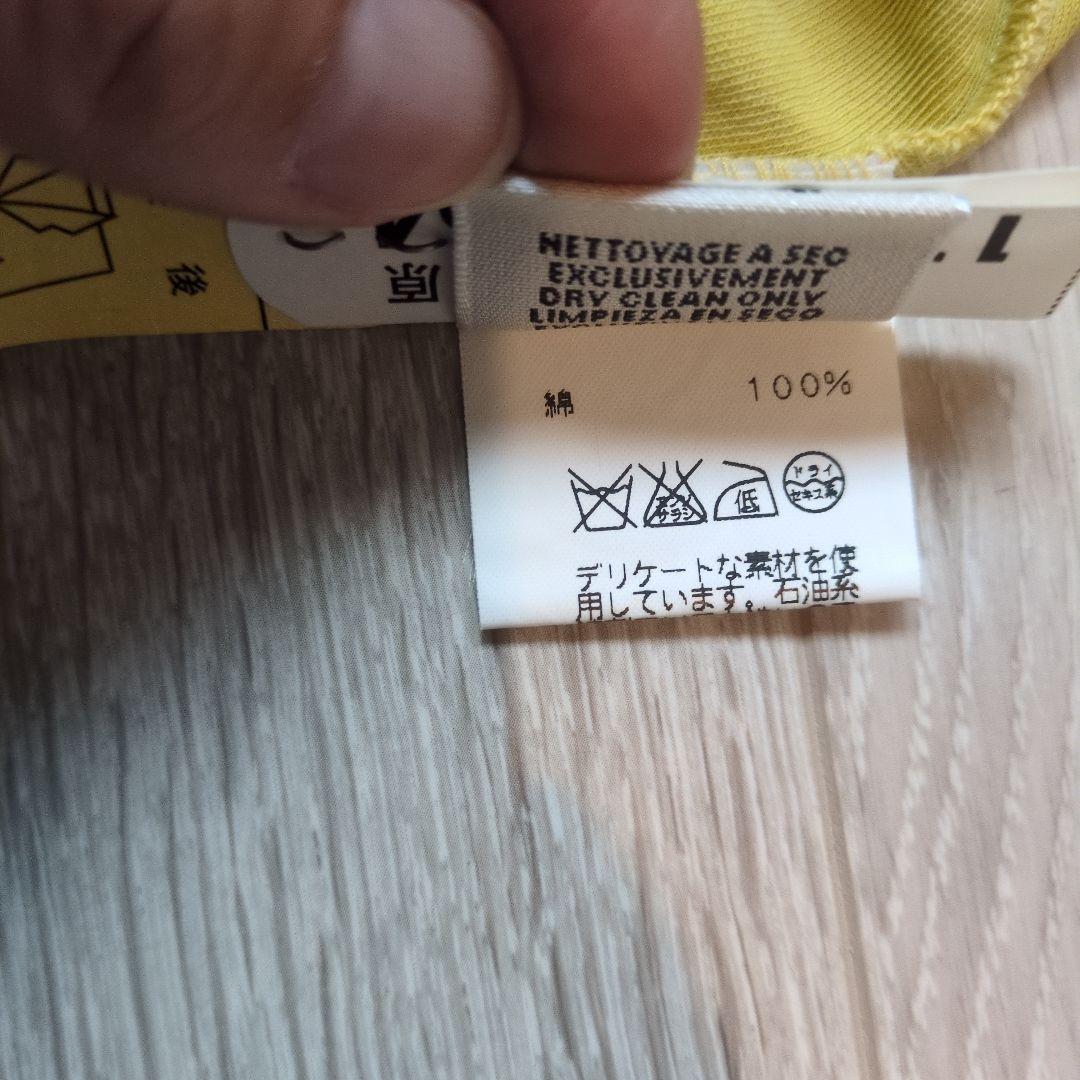 クリーニング済♡HERMES ノースリーブ イエロー サイズ38