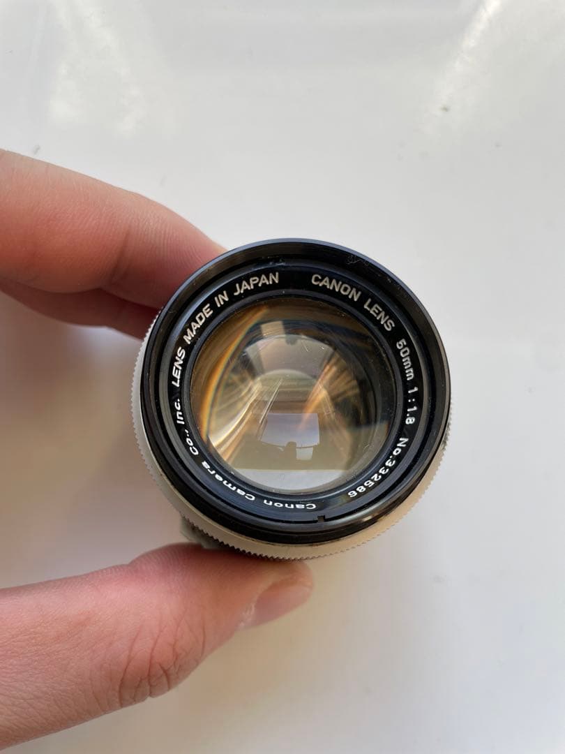 Canon 50mm f/1.8 LTM レンズ 日本製 L39