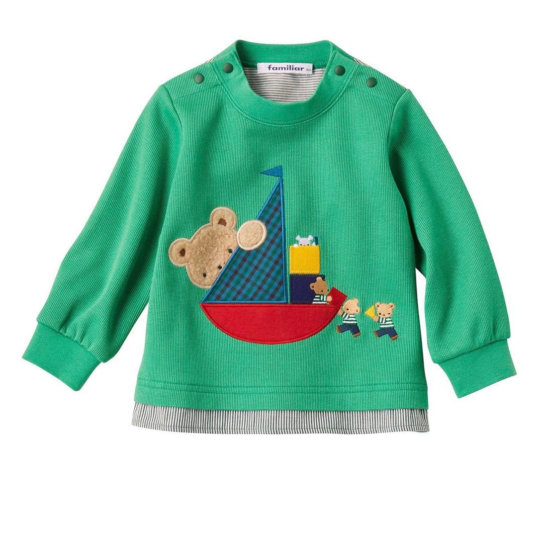 【新品未使用】現行品 ファミリア familiar トレーナー 100