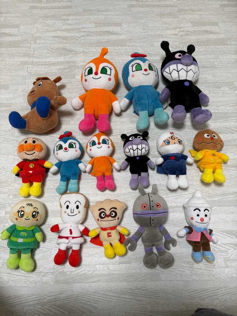 アンパンマン＆ジャンジャン ぬいぐるみ セット売り