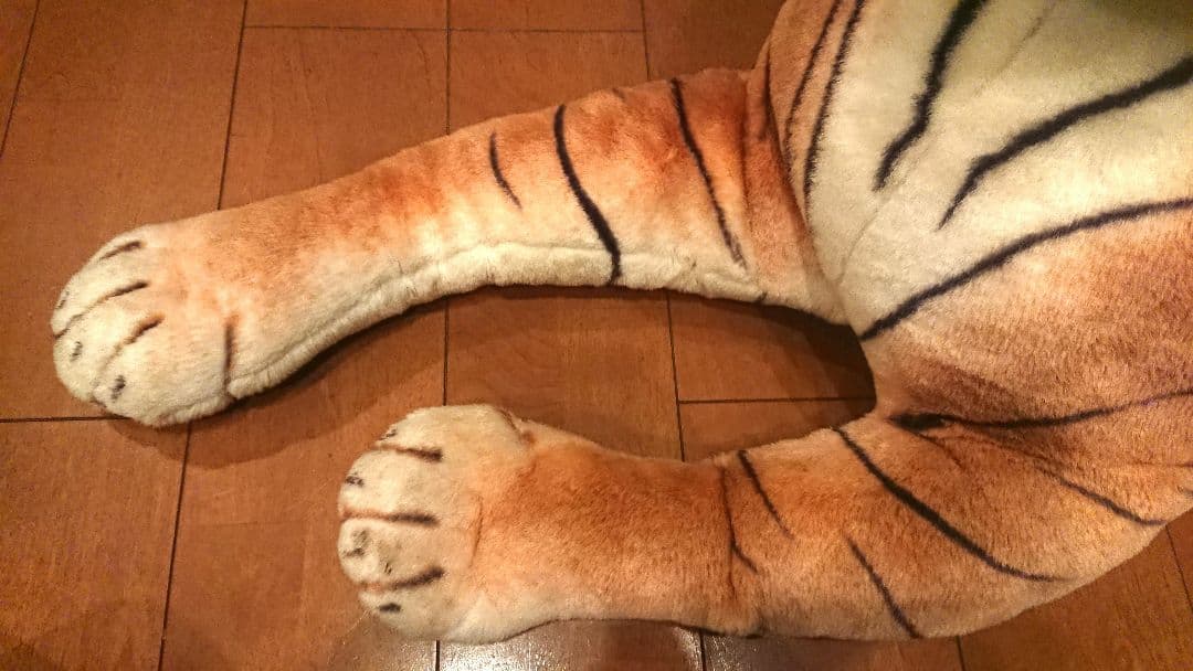激レア 約191cm 超特大サイズ リアル トラのぬいぐるみ