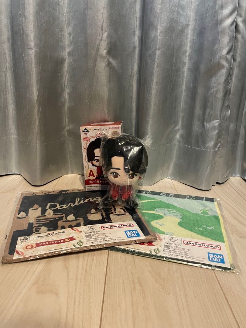 ミセスグリーンアップル 一番くじ ぬいぐるみマスコット 大森元貴　タオル2種