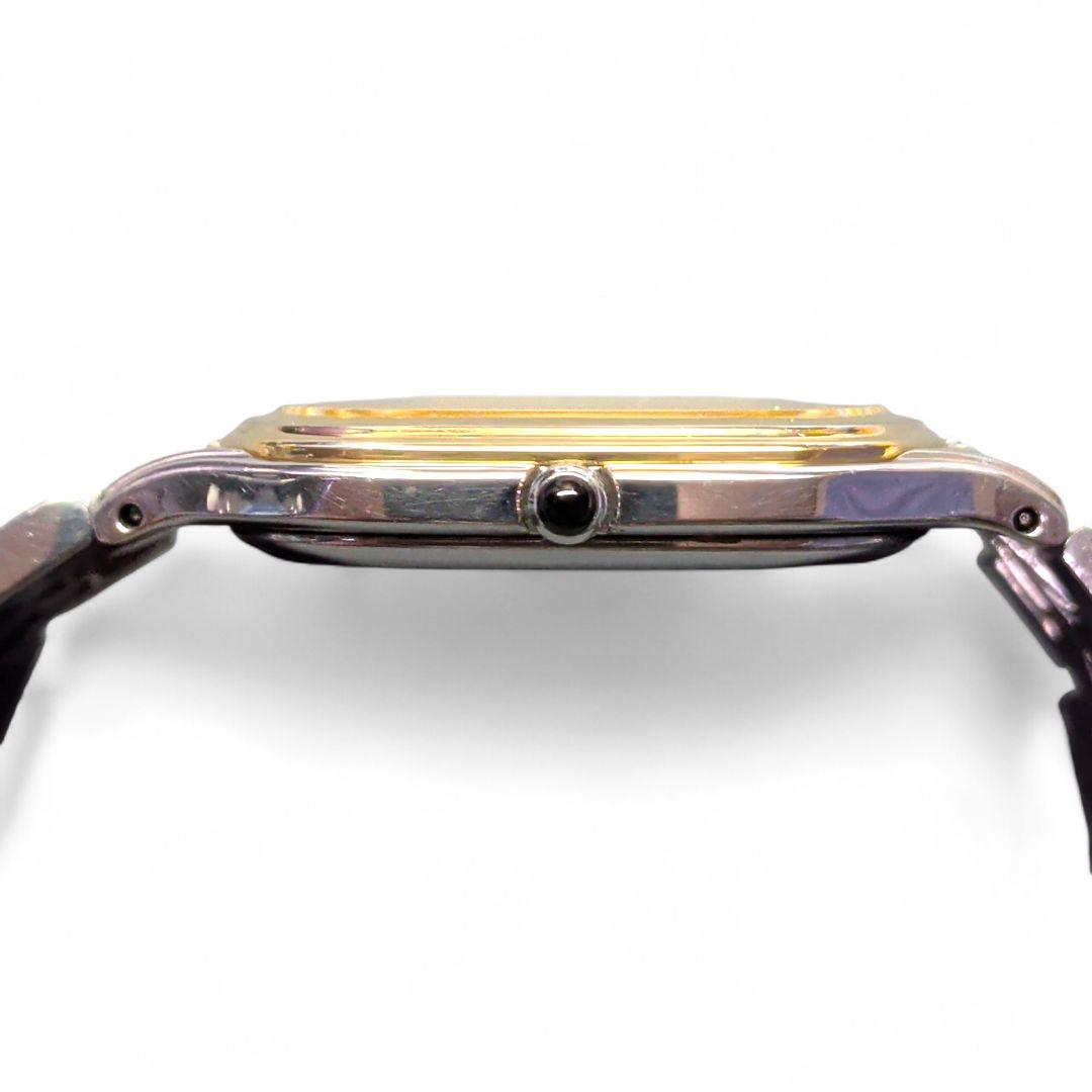 【美品】稼働品 セイコー ドルチェ 高精度クォーツ コンビメタル オーバル