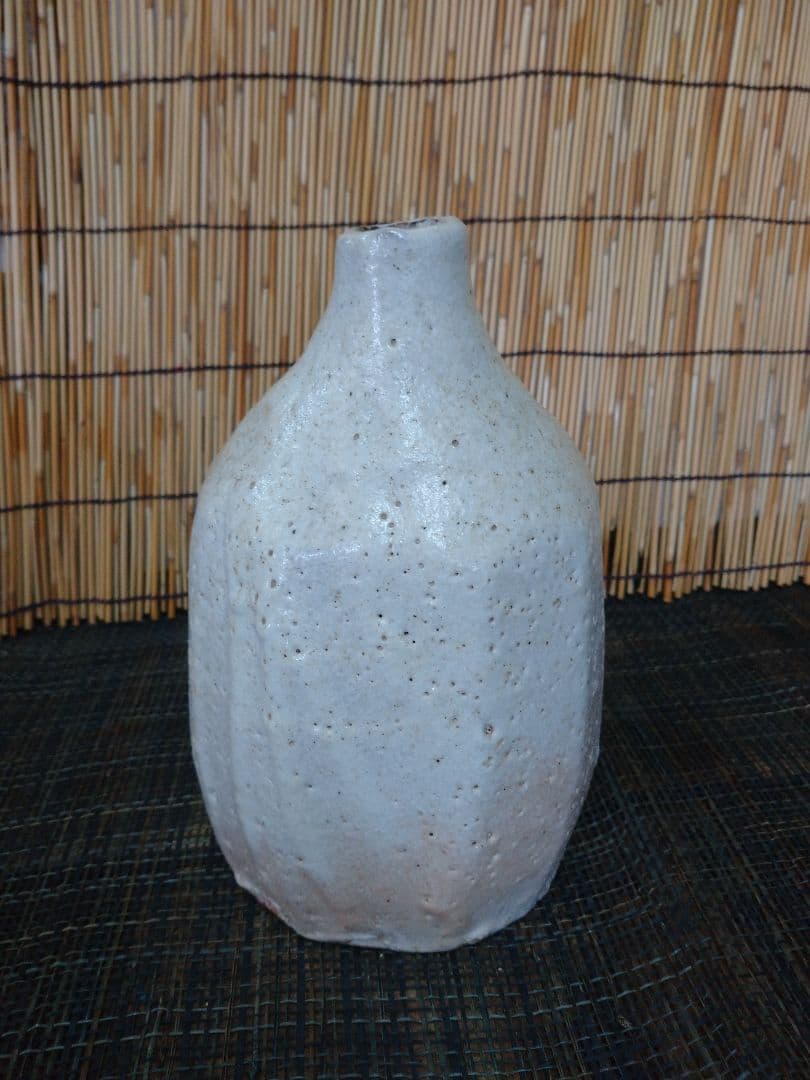 益子焼 花入れ 登り窯.