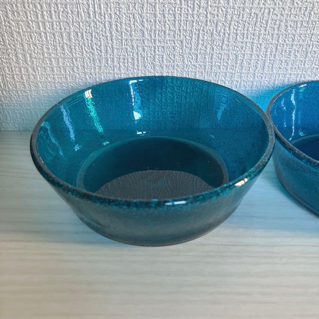 45【倉敷ガラス】小谷眞三 深皿3点