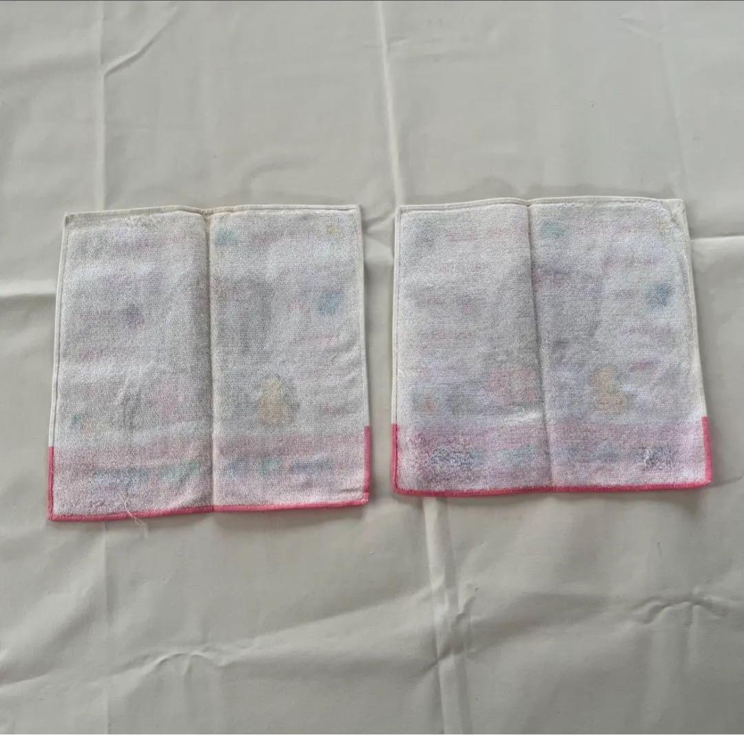 ニャニィニュニェニョン サンリオ SANRIO タオル 2枚 当時物 レトロ